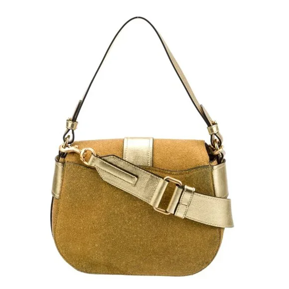 MOSCHINO Suede and Leather Two Way Bag EUC - Picture 3 of 4